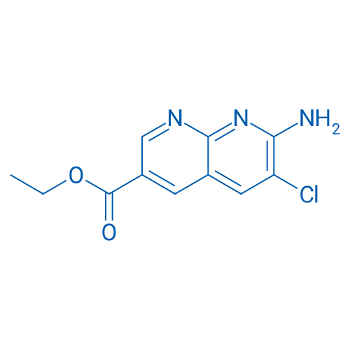 Ethyl 7-amino-6-chloro-1,8-naphthyridine-3-carboxylate 1g