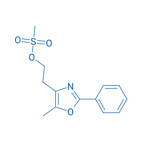 Methanesulfonic acid 2-(5-methyl-2-phenyloxazol-4-yl)ethyl ester 1g