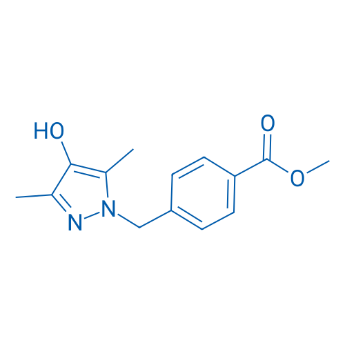 Methyl 4-((4-hydroxy-3,5-dimethyl-1H-pyrazol-1-yl)methyl)benzoate 250mg