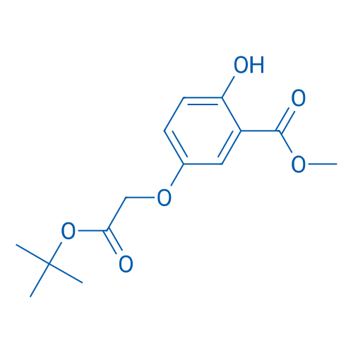Methyl 5-(2-(tert-butoxy)-2-oxoethoxy)-2-hydroxybenzoate 250mg