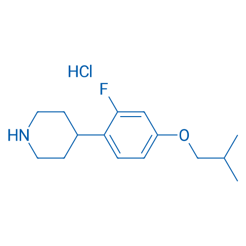 4-(2-Fluoro-4-isobutoxyphenyl)piperidine hydrochloride 1g