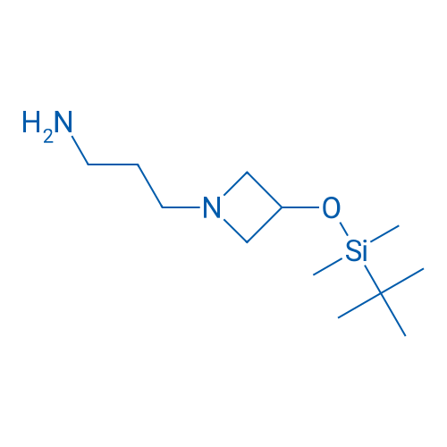 3-(3-((tert-Butyldimethylsilyl)oxy)azetidin-1-yl)propan-1-amine 250mg