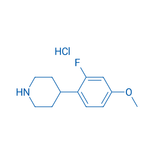 4-(2-Fluoro-4-methoxyphenyl)piperidine hydrochloride 250mg