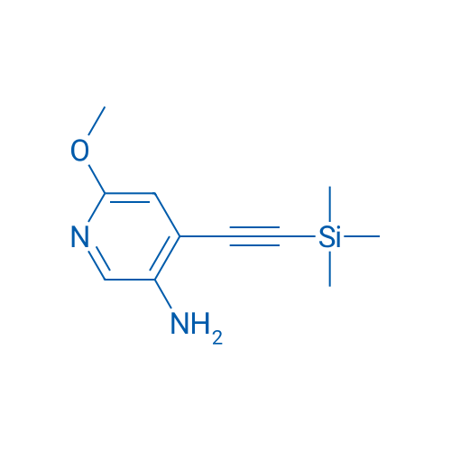 6-Methoxy-4-((trimethylsilyl)ethynyl)pyridin-3-amine 1g