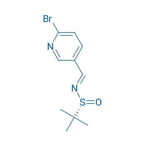 (R,E)-N-((6-BROMOPYRIDIN-3-YL)METHYLENE)-2-METHYLPROPANE-2-SULFINAMIDE 250mg