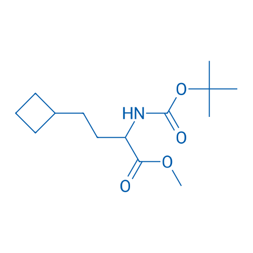 Methyl 2-((tert-butoxycarbonyl)amino)-4-cyclobutylbutanoate 5g