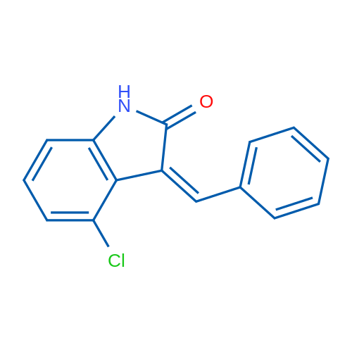(3Z)-4-Chloro-3-(phenylmethylidene)-2,3-dihydro-1H-indol-2-one 1g