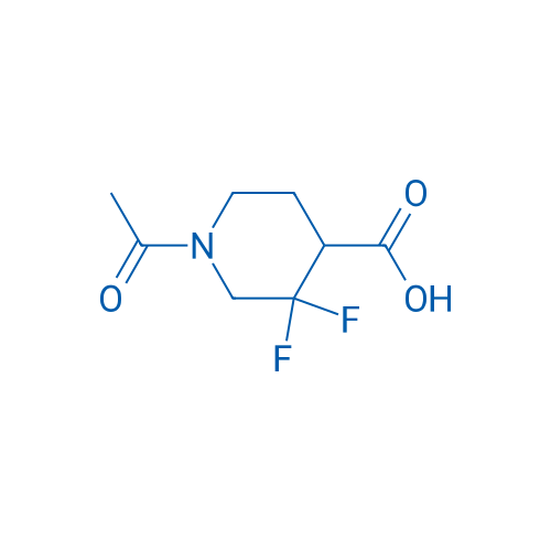 1-Acetyl-3,3-difluoropiperidine-4-carboxylic acid 100mg
