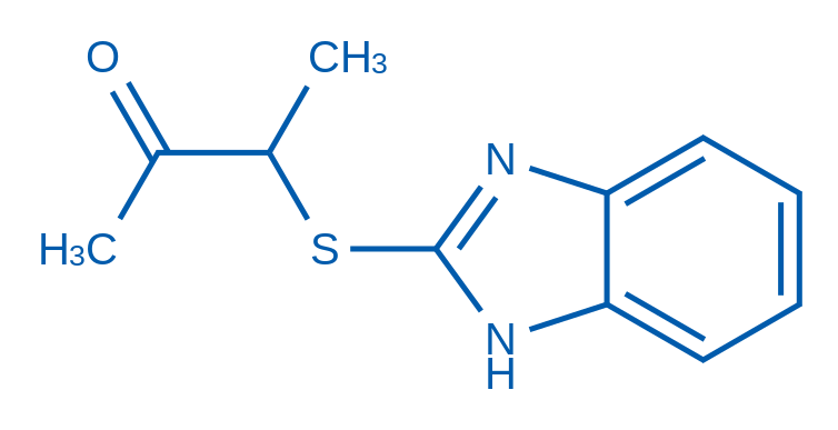 3-(1H-1,3-Benzodiazol-2-ylsulfanyl)butan-2-one 1g