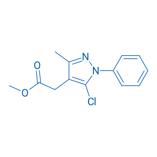 Methyl 2-(5-chloro-3-methyl-1-phenyl-1H-pyrazol-4-yl)acetate 1g