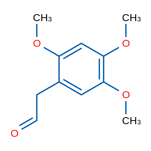 2-(2,4,5-Trimethoxyphenyl)acetaldehyde 1g
