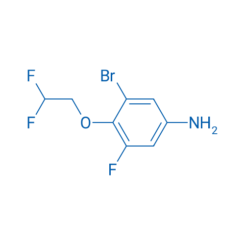 3-Bromo-4-(2,2-difluoroethoxy)-5-fluoroaniline 1g