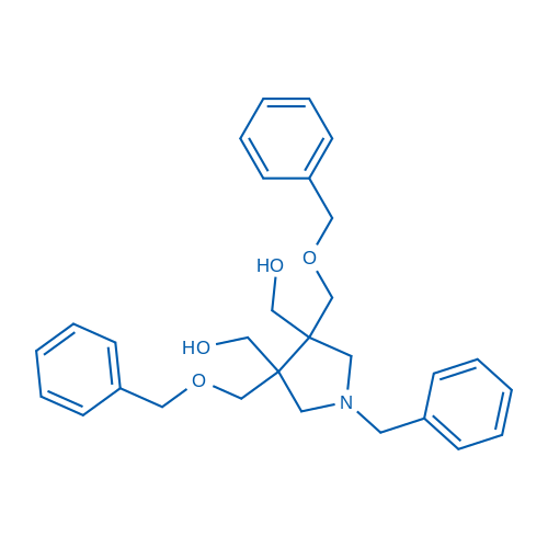 (1-Benzyl-3,4-bis((benzyloxy)methyl)pyrrolidine-3,4-diyl)dimethanol 50mg