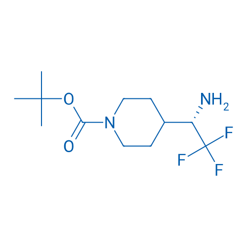 tert-Butyl (S)-4-(1-amino-2,2,2-trifluoroethyl)piperidine-1-carboxylate 100mg