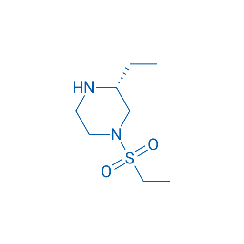 (R)-3-Ethyl-1-(ethylsulfonyl)piperazine 100mg
