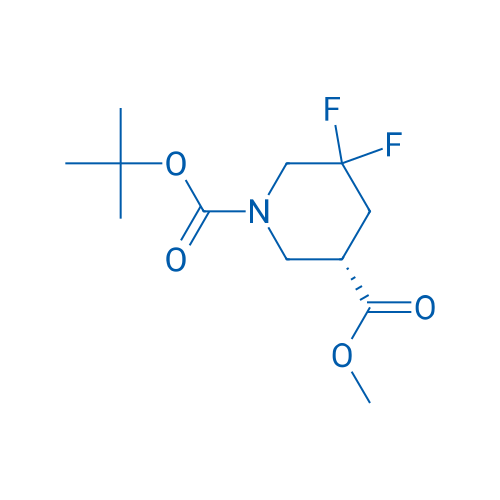 1-(tert-Butyl) 3-methyl (S)-5,5-difluoropiperidine-1,3-dicarboxylate 1g