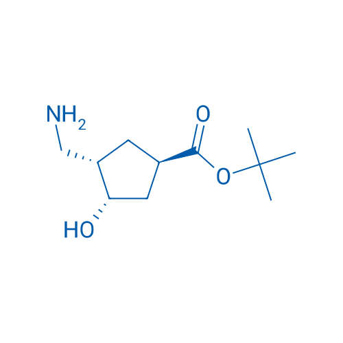 tert-Butyl (1R,3S,4S)-3-(aminomethyl)-4-hydroxycyclopentane-1-carboxylate 100mg