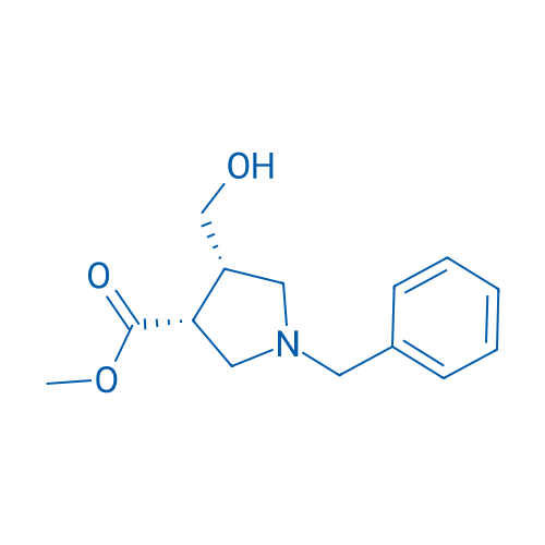 Methyl (3R,4S)-1-benzyl-4-(hydroxymethyl)pyrrolidine-3-carboxylate 250mg