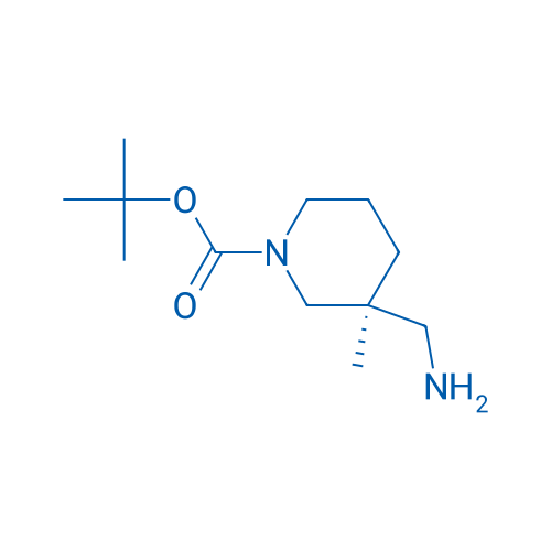 tert-Butyl (S)-3-(aminomethyl)-3-methylpiperidine-1-carboxylate 250mg