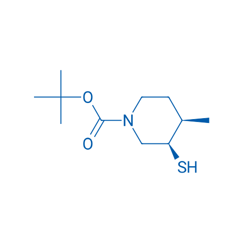 tert-Butyl (3R,4R)-3-mercapto-4-methylpiperidine-1-carboxylate 250mg