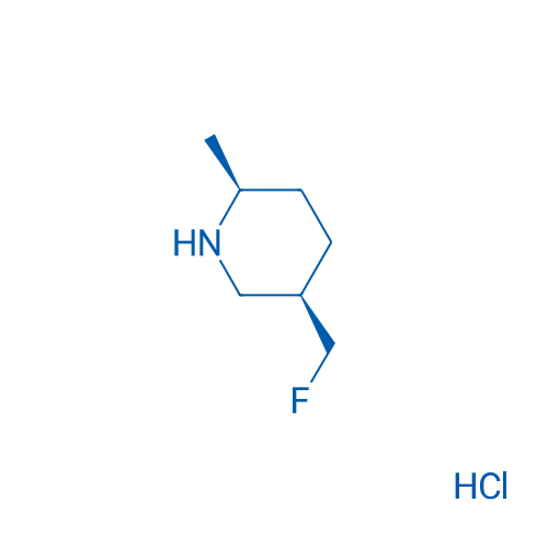 (2S,5R)-5-(Fluoromethyl)-2-methylpiperidine hydrochloride 250mg