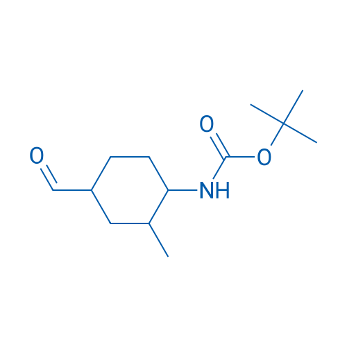 tert-Butyl (4-formyl-2-methylcyclohexyl)carbamate 250mg