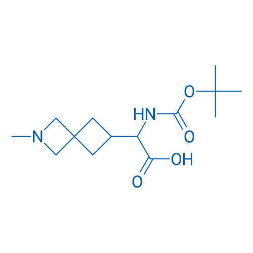 2-((tert-Butoxycarbonyl)amino)-2-(2-methyl-2-azaspiro[3.3]heptan-6-yl)acetic acid 100mg