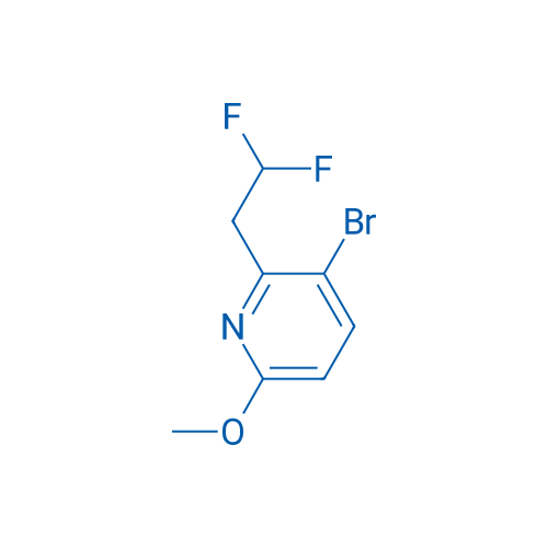3-Bromo-2-(2,2-difluoroethyl)-6-methoxypyridine 1g