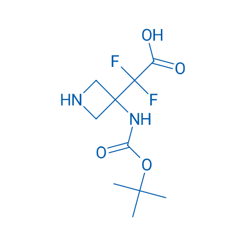 2-[3-(tert-Butoxycarbonylamino)azetidin-3-yl]-2,2-difluoro-acetic acid 1g