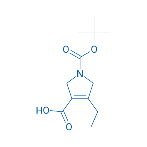 1-(tert-Butoxycarbonyl)-4-ethyl-2,5-dihydro-1H-pyrrole-3-carboxylic acid 5g