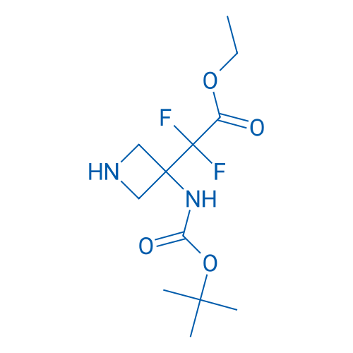 Ethyl 2-[3-(tert-butoxycarbonylamino)azetidin-3-yl]-2,2-difluoro-acetate 5g