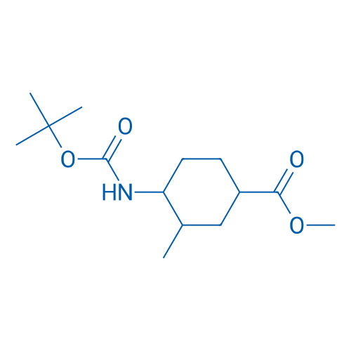 Methyl 4-((tert-butoxycarbonyl)amino)-3-methylcyclohexane-1-carboxylate 250mg