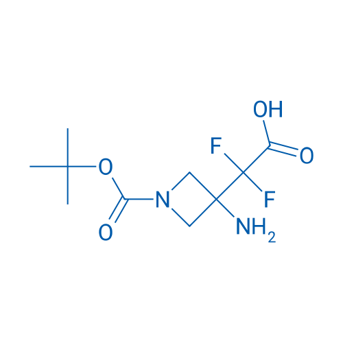 2-(3-Amino-1-tert-butoxycarbonyl-azetidin-3-yl)-2,2-difluoro-acetic acid 100mg