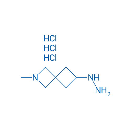 6-Hydrazinyl-2-methyl-2-azaspiro[3.3]heptane trihydrochloride 1g