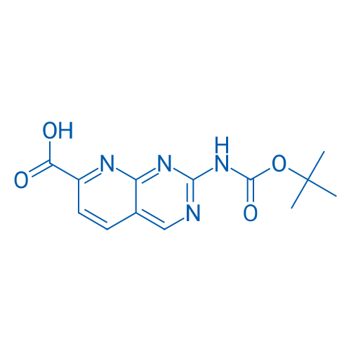 2-{[(tert-butoxy)carbonyl]amino}pyrido[2,3-d]pyrimidine-7-carboxylic acid 100mg