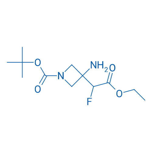 tert-Butyl 3-amino-3-(2-ethoxy-1-fluoro-2-oxo-ethyl)azetidine-1-carboxylate 100mg