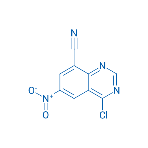 4-Chloro-6-nitroquinazoline-8-carbonitrile 1g