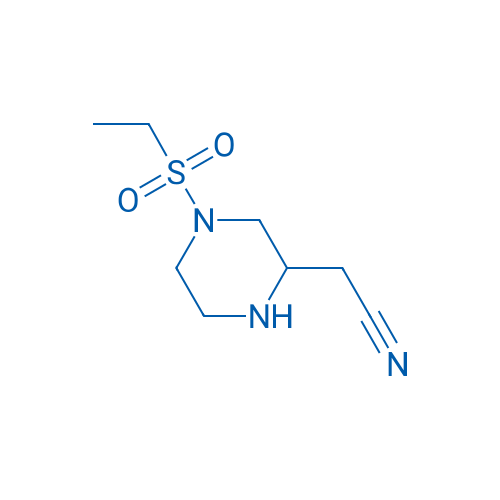 2-(4-(Ethylsulfonyl)piperazin-2-yl)acetonitrile 250mg