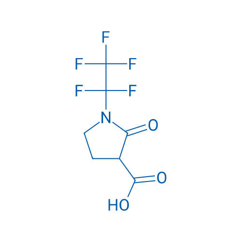 2-Oxo-1-(perfluoroethyl)pyrrolidine-3-carboxylic acid 100mg