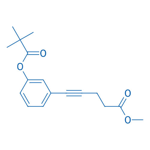 Methyl 5-(3-(pivaloyloxy)phenyl)pent-4-ynoate 250mg