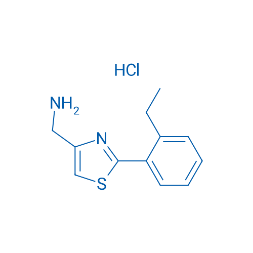 C-[2-(2-Ethyl-phenyl)-thiazol-4-yl]-methylamine hydrochloride 1g