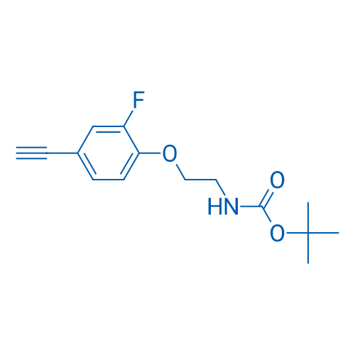 tert-Butyl (2-(4-ethynyl-2-fluorophenoxy)ethyl)carbamate 1g