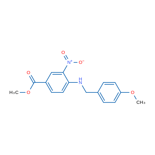 Methyl 4-{[(4-methoxyphenyl)methyl]amino}-3-nitrobenzoate 5g