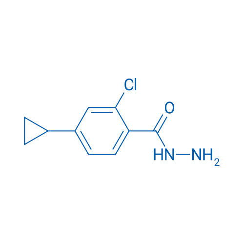 2-Chloro-4-cyclopropylbenzohydrazide 1g