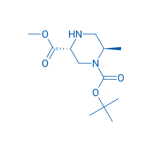 (3R,6R)-1-tert-Butyl 3-methyl 6-methylpiperazine-1,3-dicarboxylate 250mg