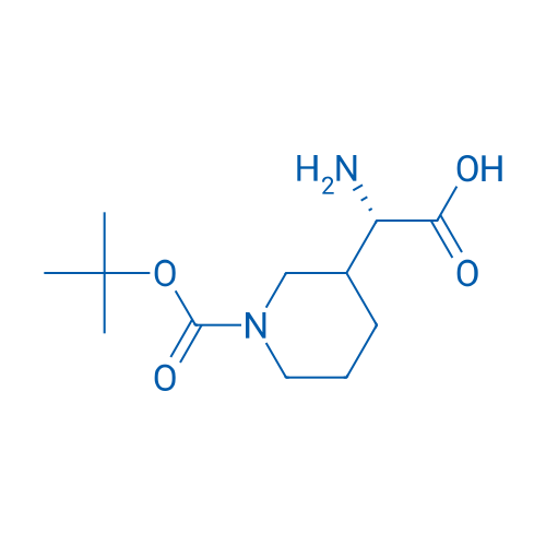 (2S)-2-Amino-2-(1-(tert-butoxycarbonyl)piperidin-3-yl)acetic acid 100mg
