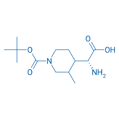 (2R)-2-Amino-2-(1-(tert-butoxycarbonyl)-3-methylpiperidin-4-yl)acetic acid 1g