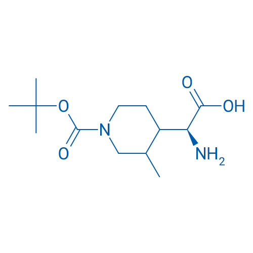 (2S)-2-Amino-2-(1-(tert-butoxycarbonyl)-3-methylpiperidin-4-yl)acetic acid 1g