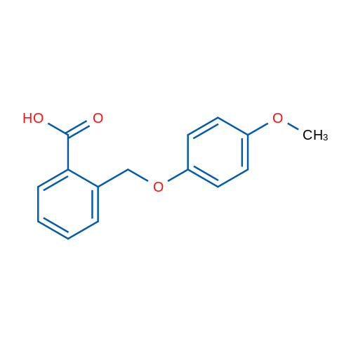 2-((4-Methoxyphenoxy)methyl)benzoic acid 1g