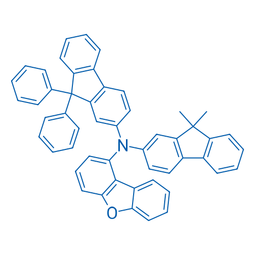 N-(9,9-Dimethyl-9H-fluoren-2-yl)-N-(9,9-diphenyl-9H-fluoren-2-yl)dibenzo[b,d]furan-1-amine 250mg